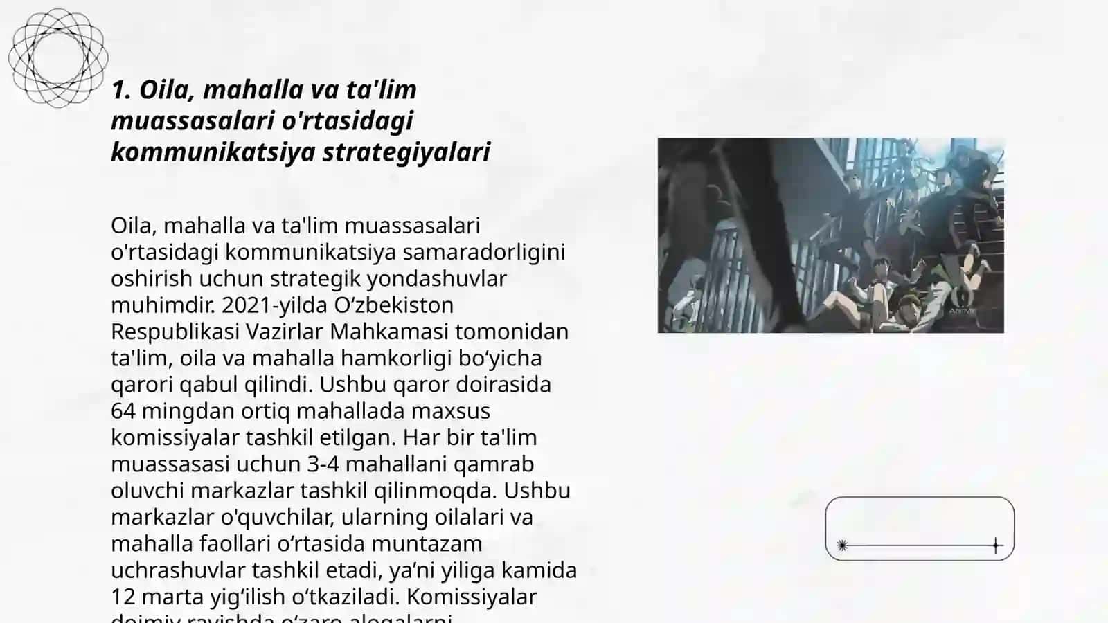 Oila, mahalla va ta'lim muassasalari o'rtasidagi kommunikatsiya strategiyalari 3