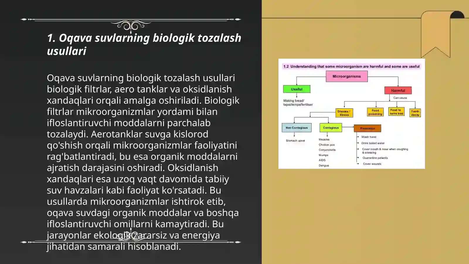 Oqava suvlarni mikroorganizmlar yordamida tozalash 3