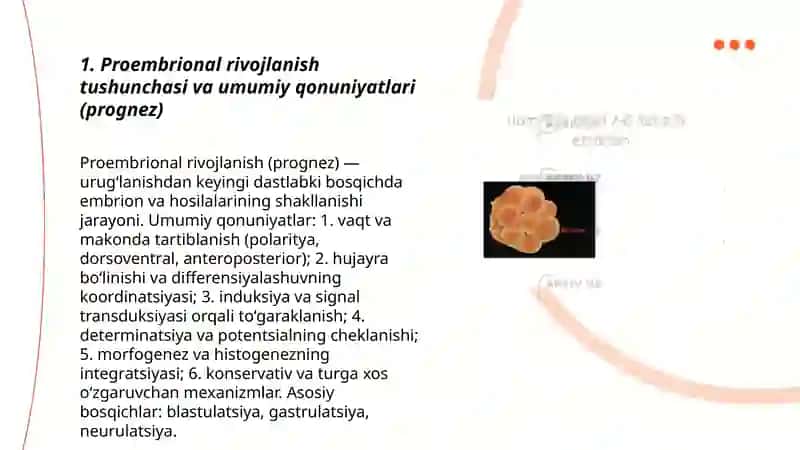 Proembrional rivojlanishning umumiy qonuniyatlari (prognez) 3