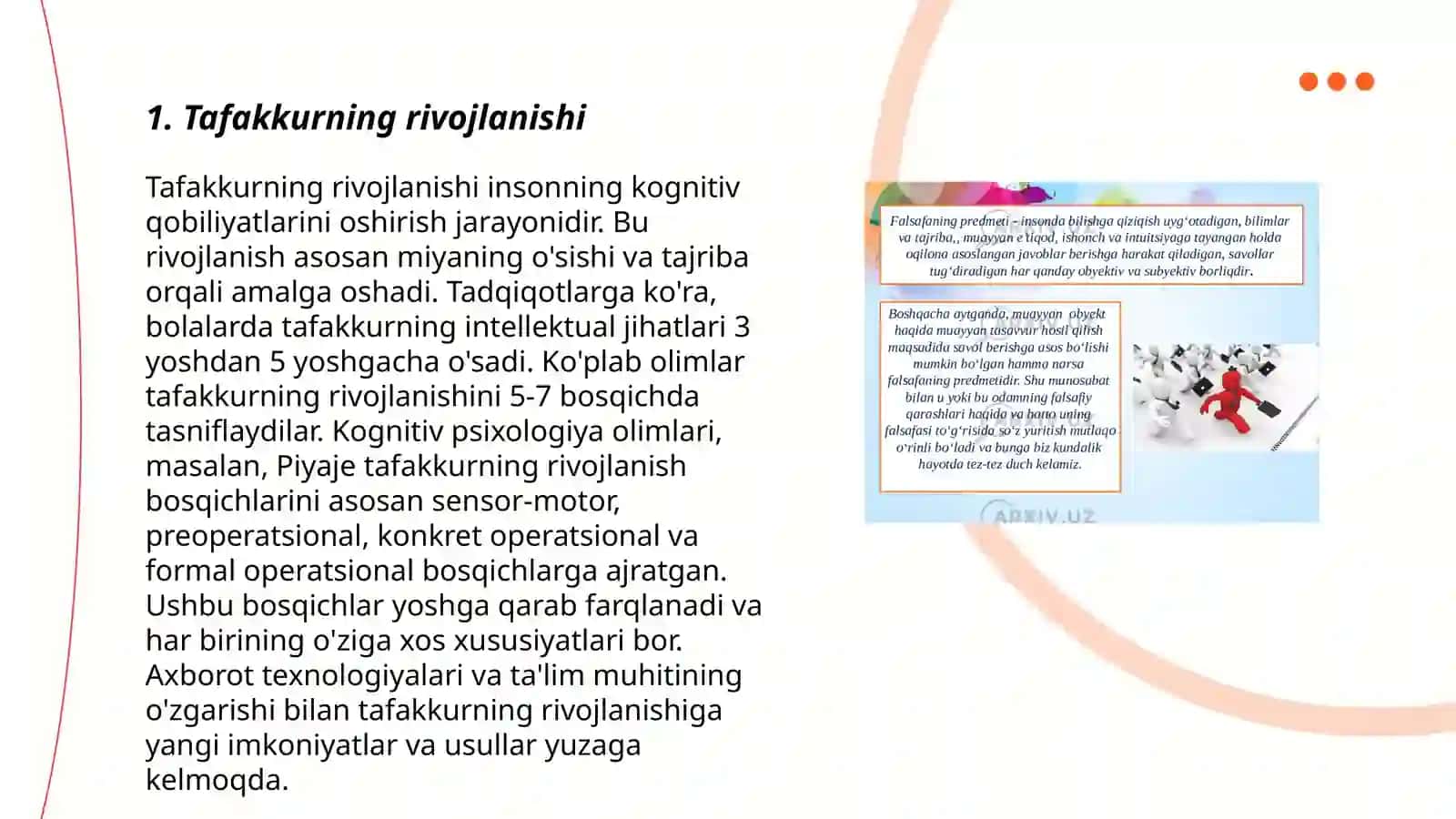 Tafakkur borasidagi psixologik nazariyalar 3