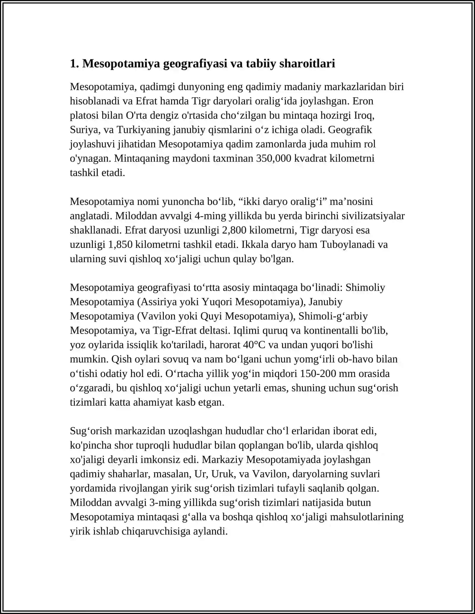 MESOPOTAMIYA SIVILIZATSIYASI 3