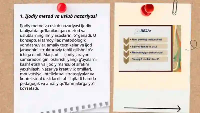 Ijodiy metod va uslub 3