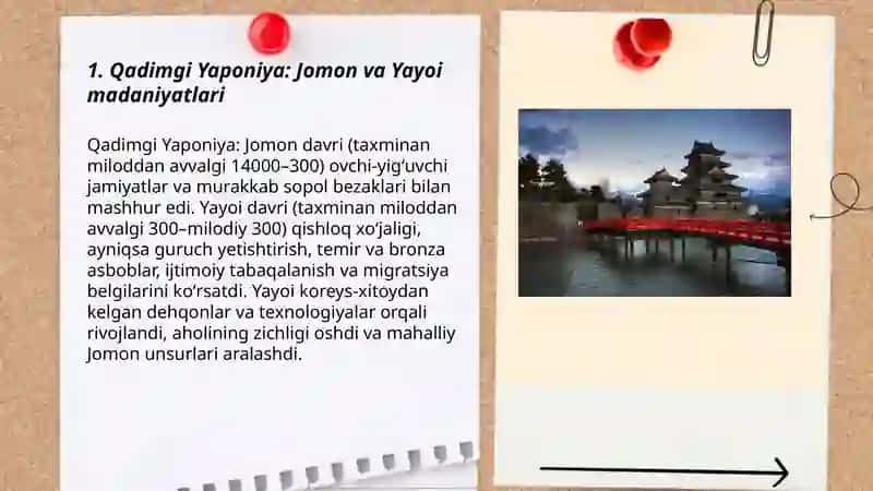 Qadimgi Yaponiya: Jomon va Yayoi madaniyatlari 3