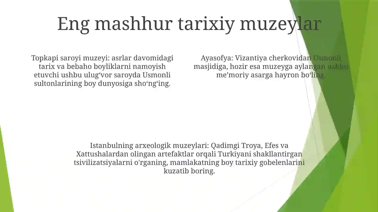 TurkiyaMuzeylarigaSayohat 3