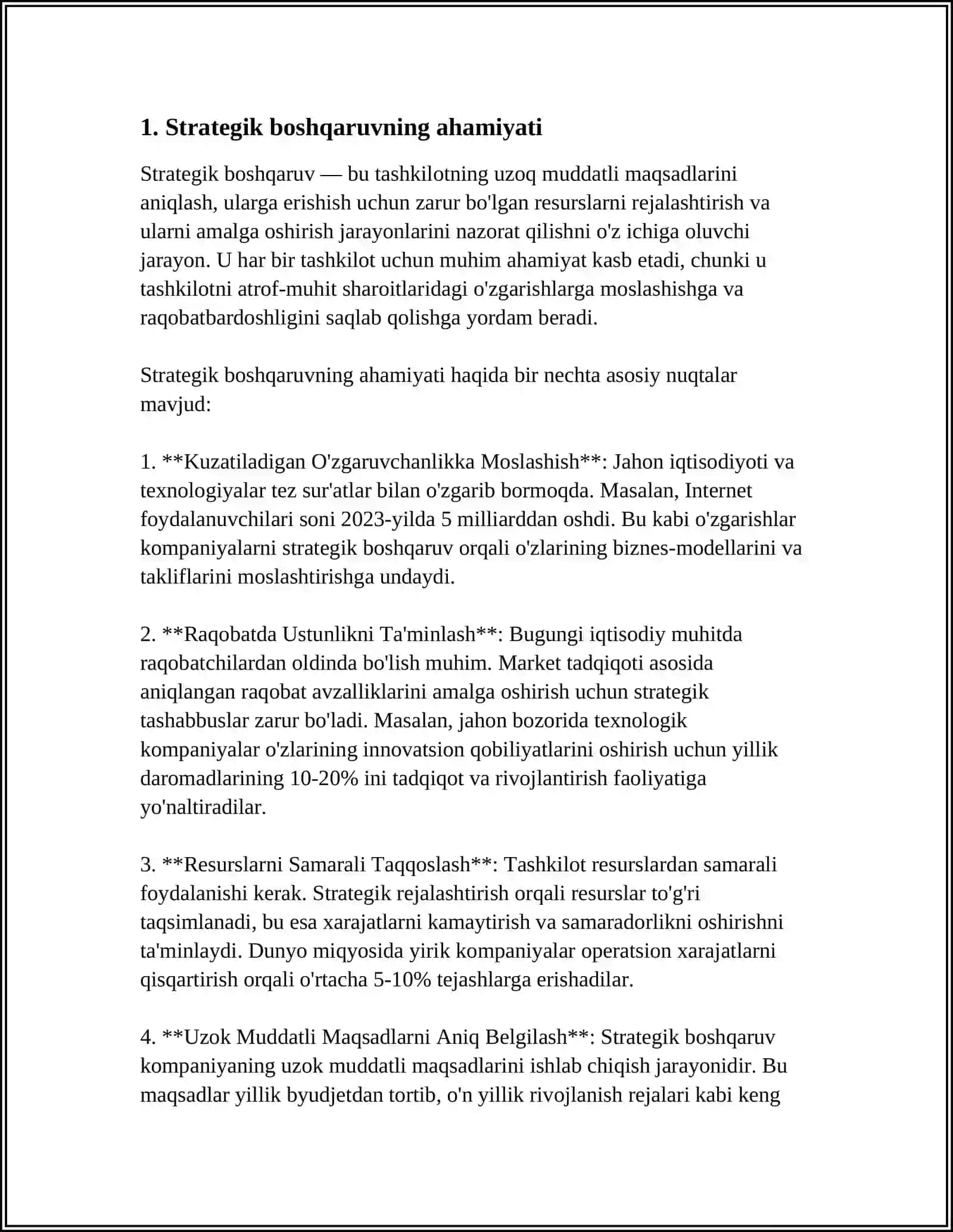 STRATEGIK BOSHQARUV MOHIYATI 3