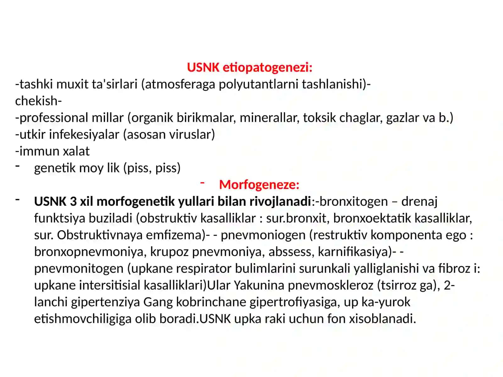 O'pkasi surunkali nosifik kasalliklari 3
