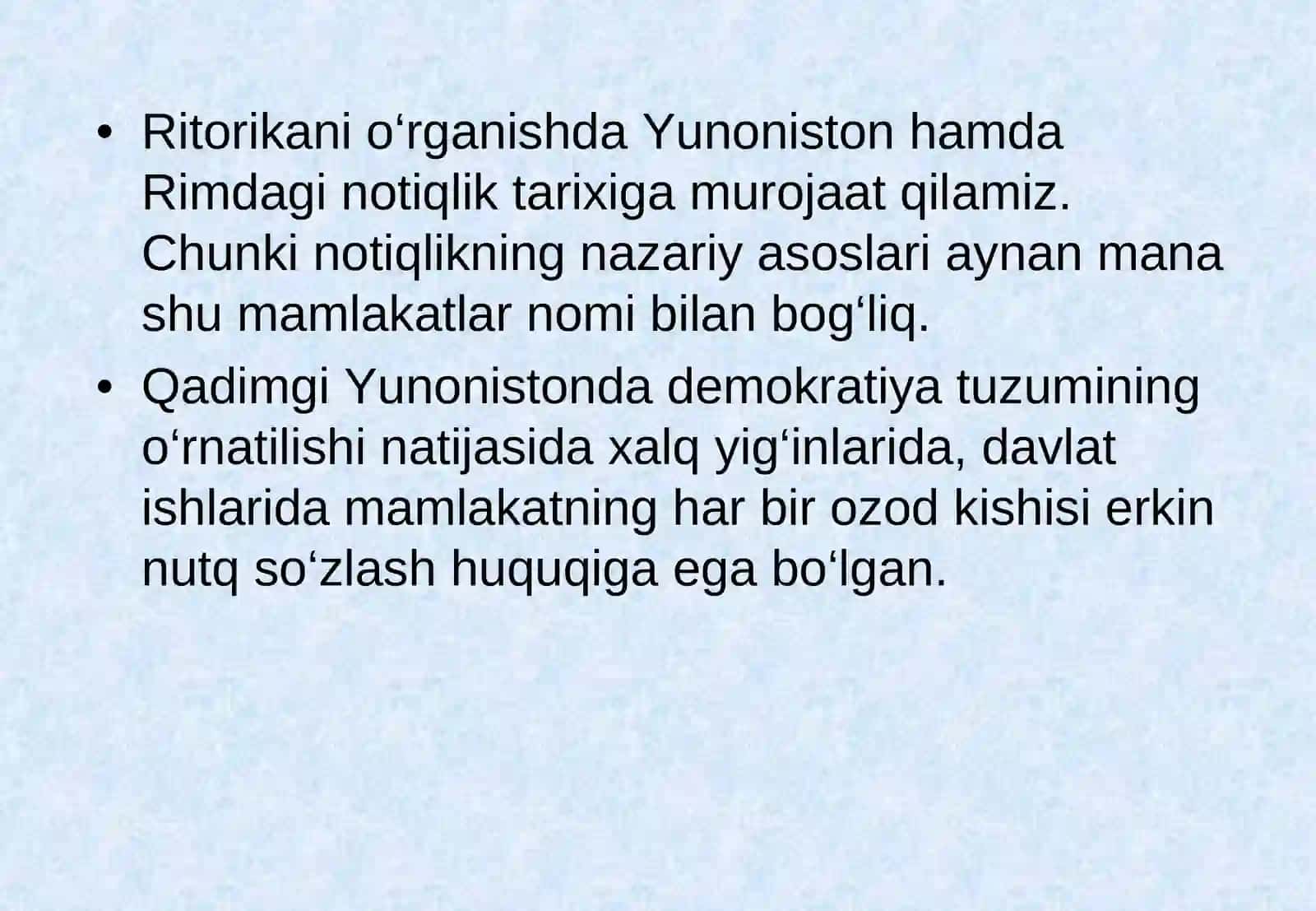 Qadimgi Yunoniston va Rimda Ritorika 3