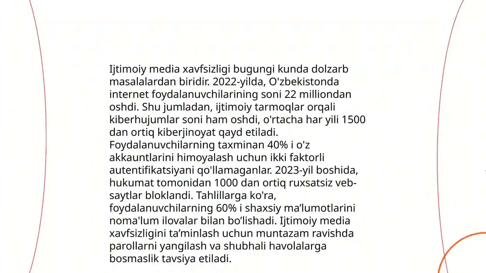 Ijtimoiy mediada taxdid va xavf- xatarlar 3
