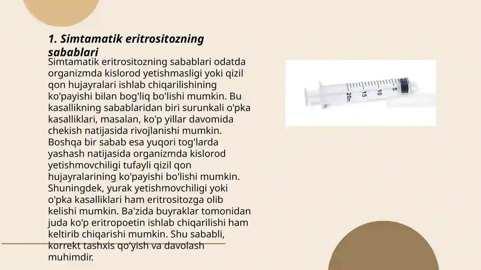 Simtamatik eritrositozlar 3
