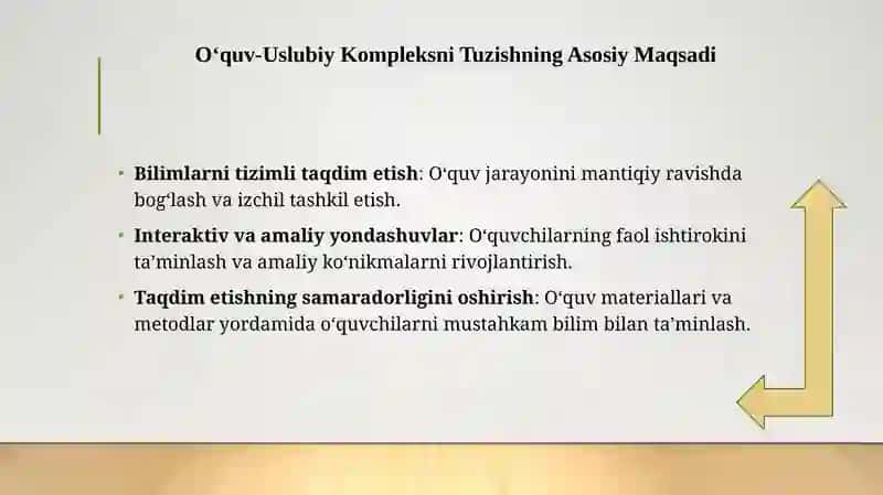 Iqtisodiyfanlar bo‘yich o‘quv-uslubiy kompleksi 3