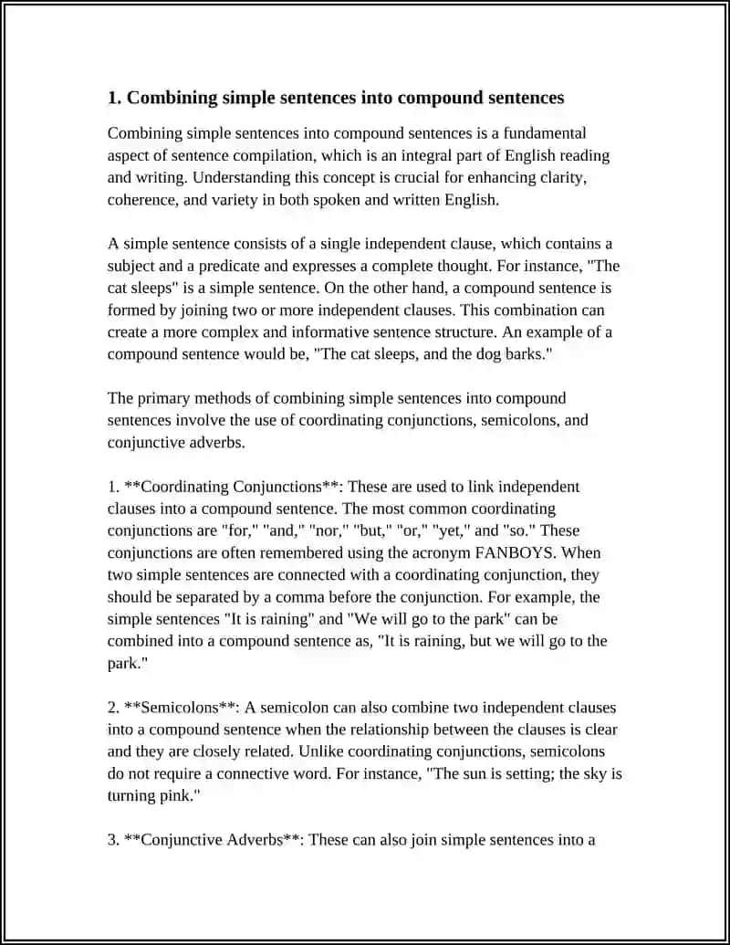 REFERAT Theme: SENTENCE COMPILATION (READING) 3