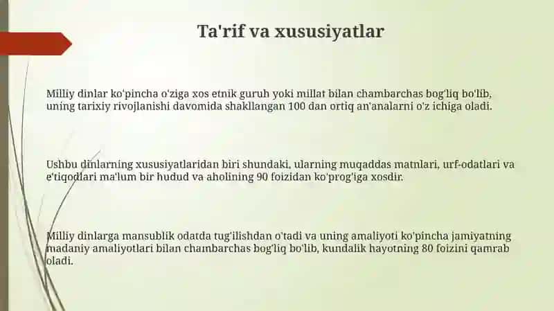 Milliydinlar 3