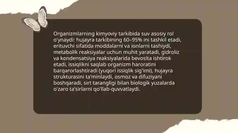 Organizmlarning kimyoviy tarkibi 3