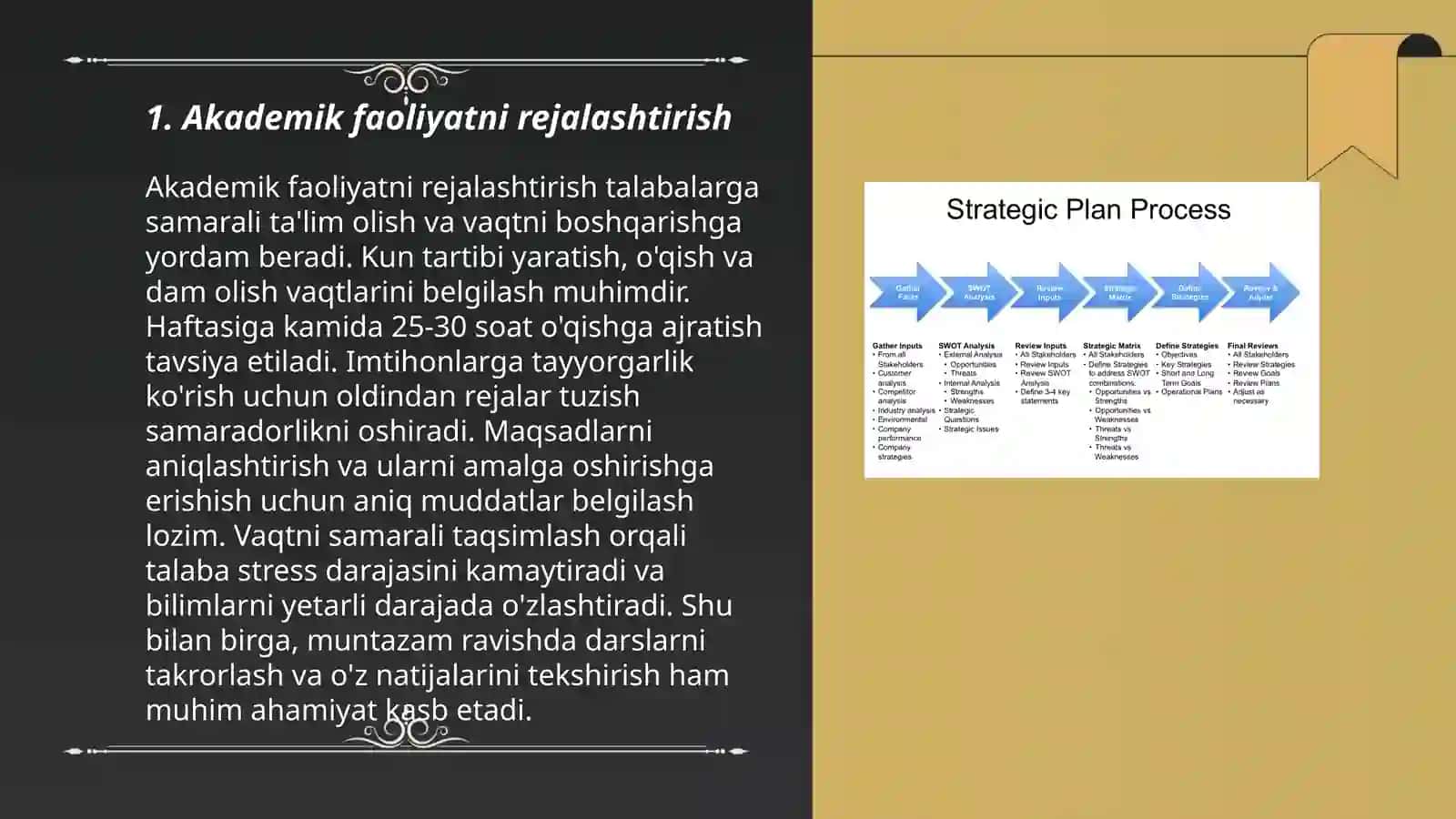 Shaxsiy Akademik faoliyat va uni tashkil etish faoliyati 3