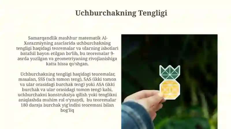 Evklid Geometriyasi Aksiomalari 3