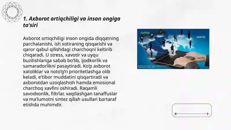 Axborotning inson onggiga tasir etish muammolari 3