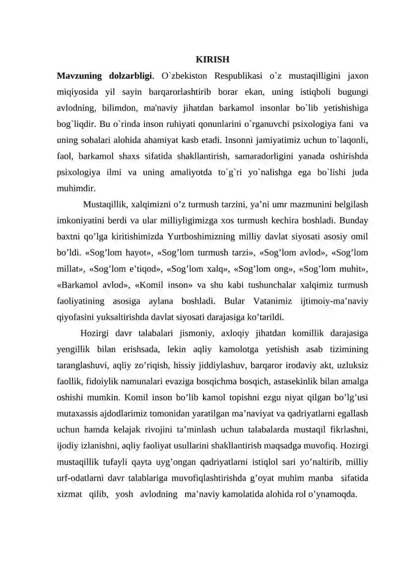 Kichik maktab yoshi o’quvchilarida tafakkur shakllarini tarkib toptirishning psixologik asoslari 3