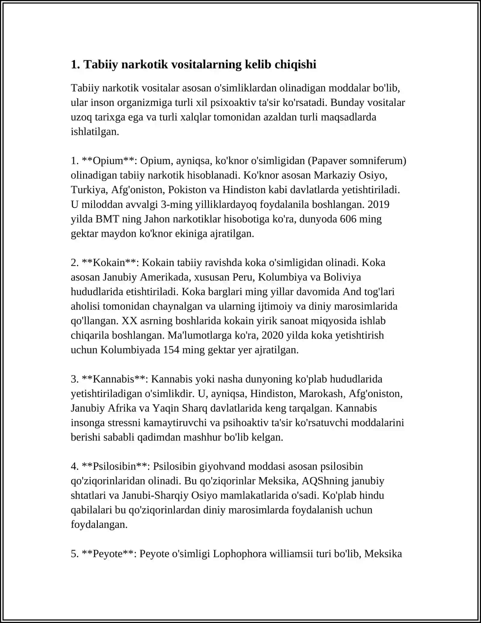 TABIIY VA SINTETIK NARKOTIK VOSITALAR 3