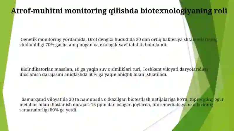 Atrof-muhit biotexnologiyalari: Imkoniyatlar va istiqbollar 3