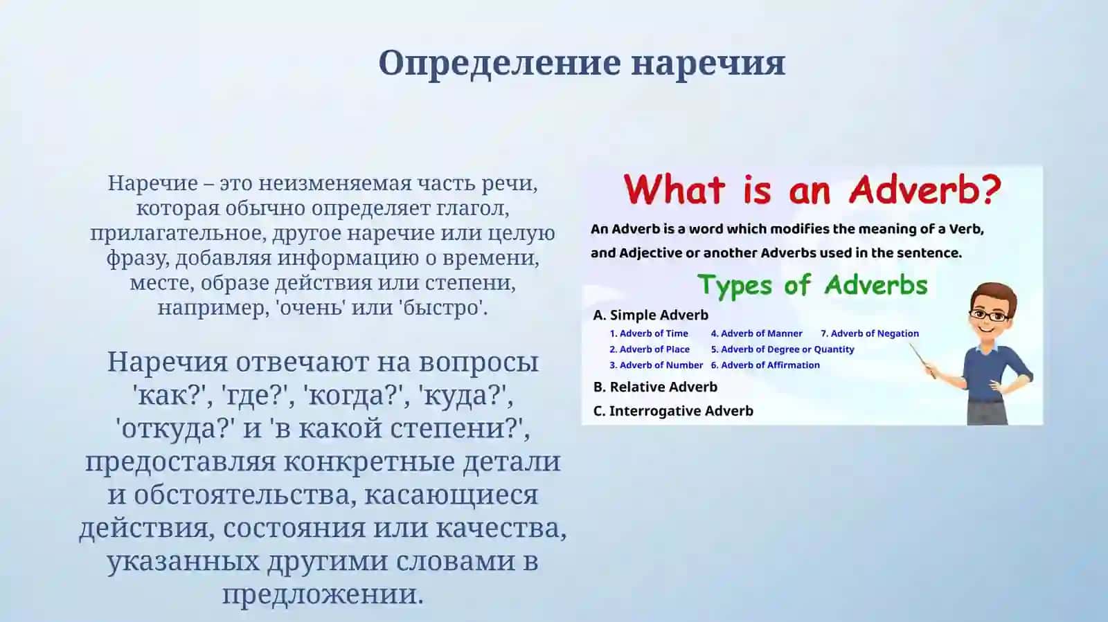 Наречие 3