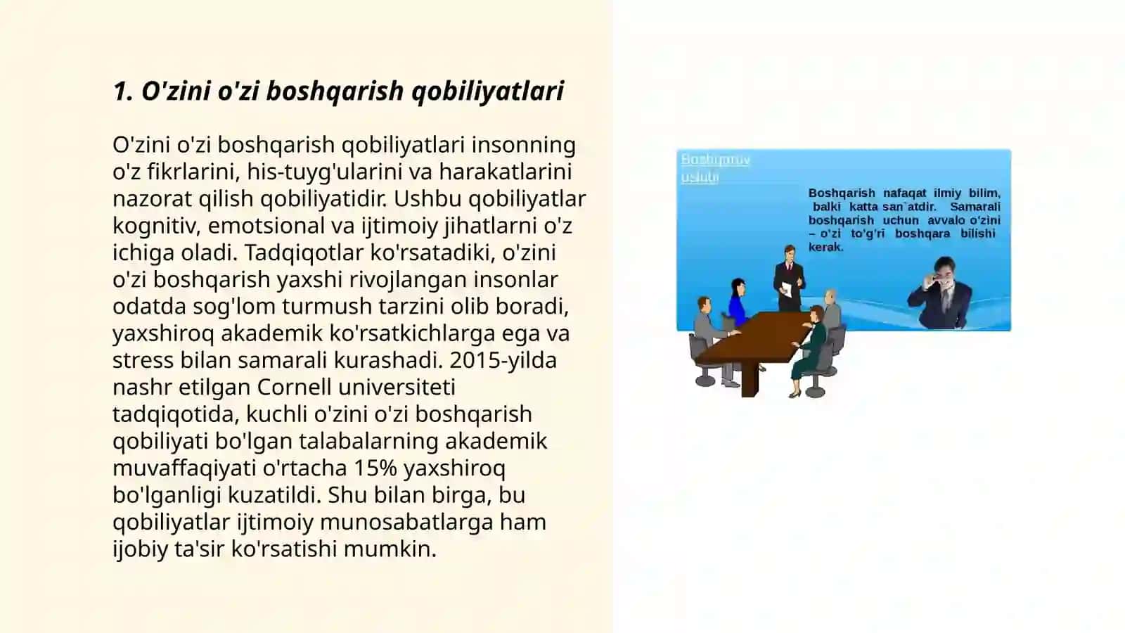 Pedagogik o'zini o'zi boshqarish psixologiyasi 3
