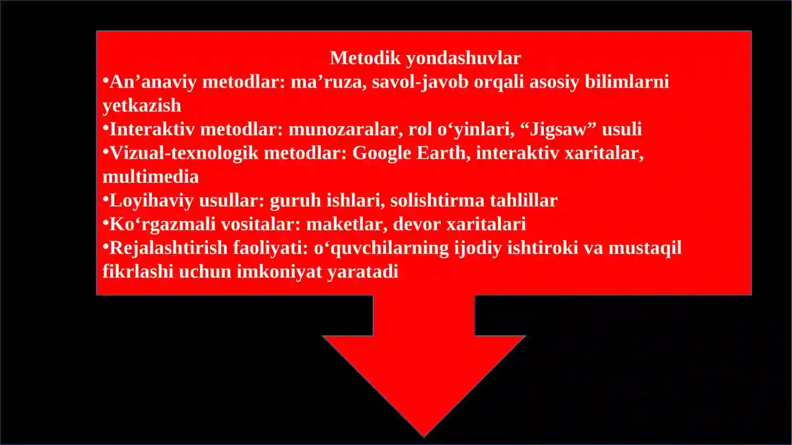 "Yevropa mamlakatlari" mavzusini o’rganish metodikasi 3