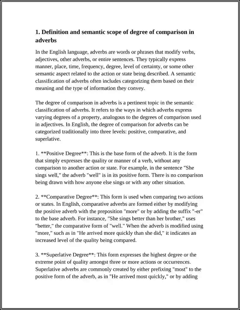 SEMANTIC CLASSIFICATION OF ADVERB DEGREE 3