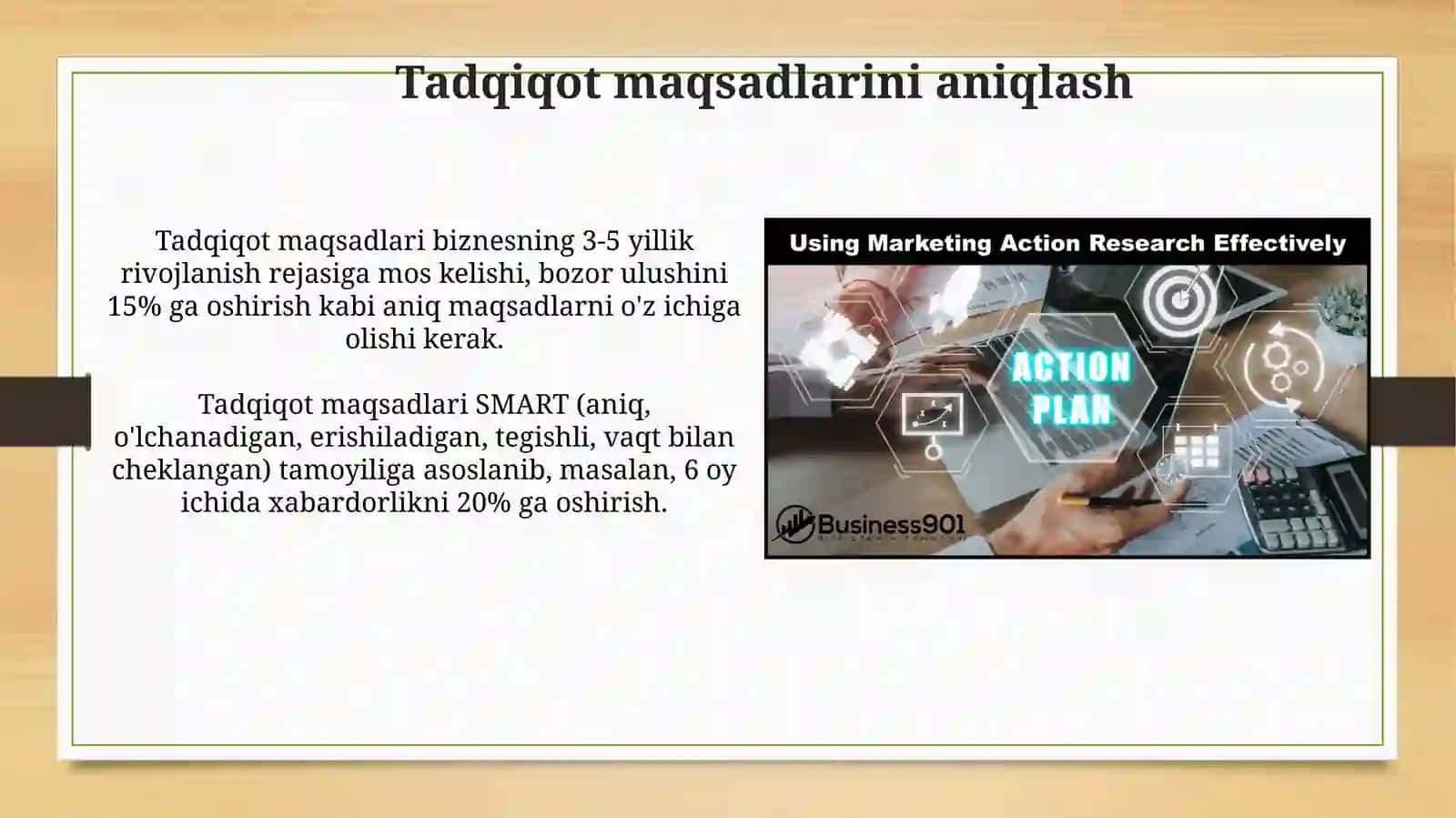 Marketing tadqiqotlari o'tkazishda ehtiyojlarni aniqlash va motivatsiya 3