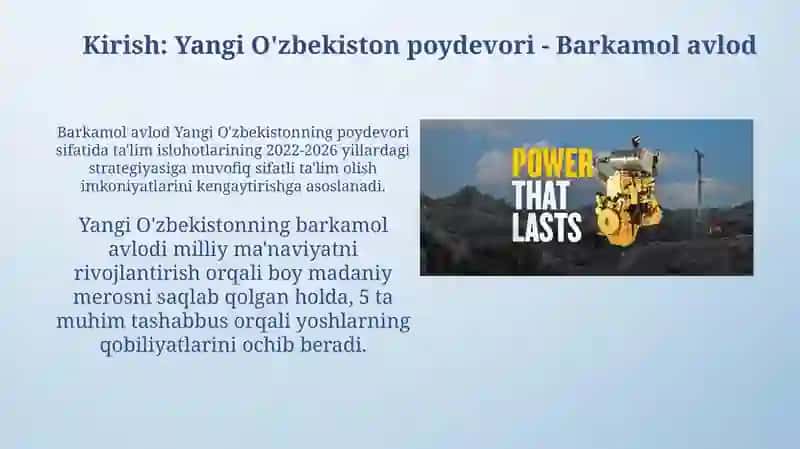 Barkamol avlod-Yangi O'zbekiston taraqqiyotining poydevori 3