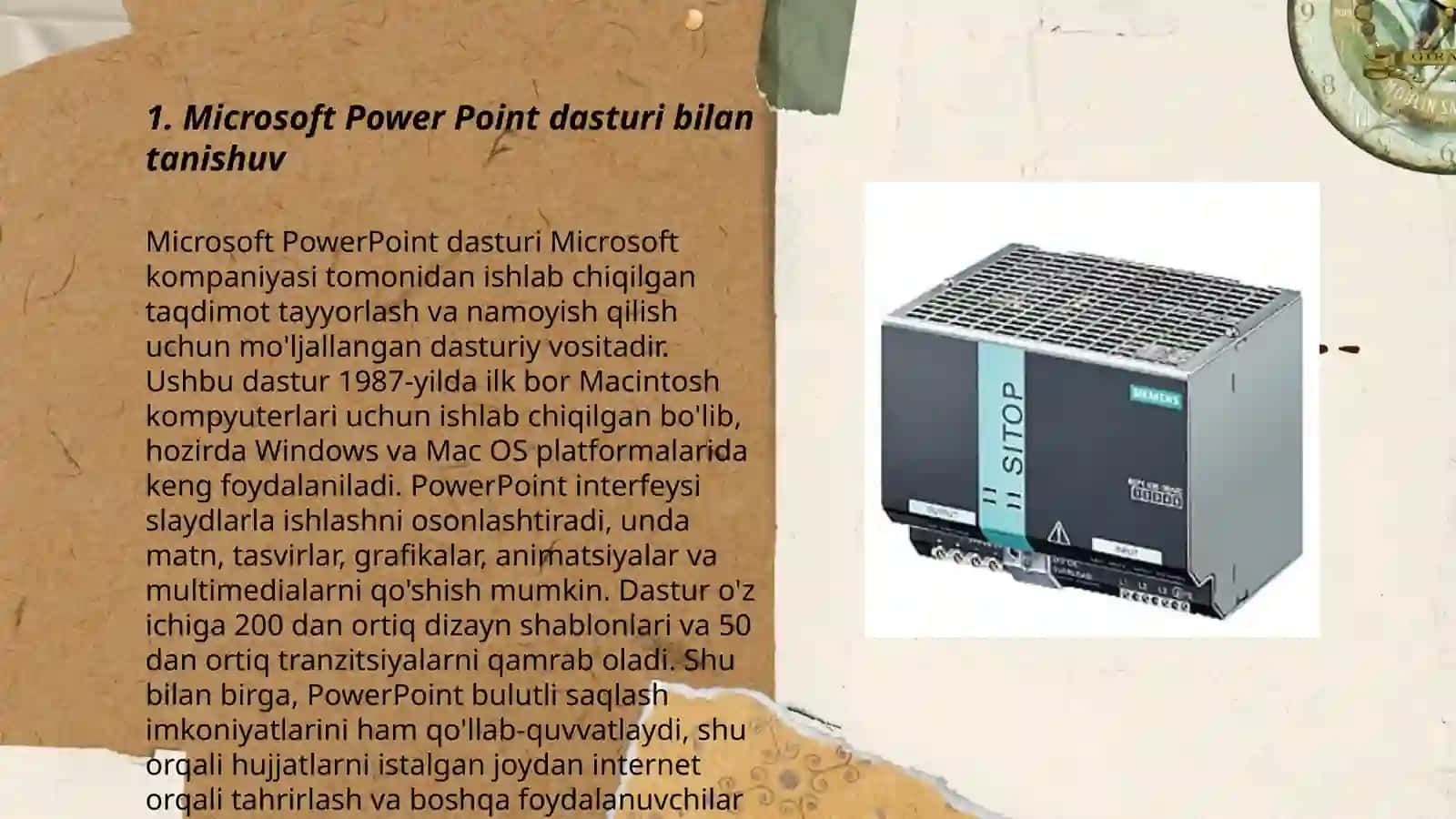 Microsoft Power Point dasturi bilan tanishuv 3