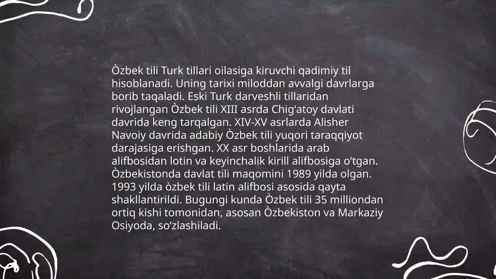 Òzbek tilshunosligi va uning rivojlanish yòllari 3