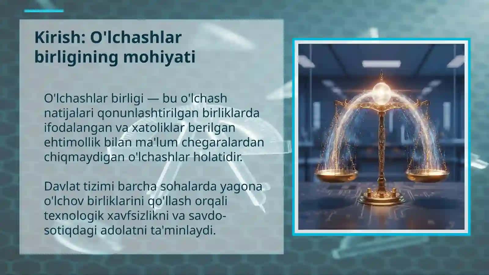 O'lchashlar birligini ta'minlash davlat tizimining umumiy qoidalari 3