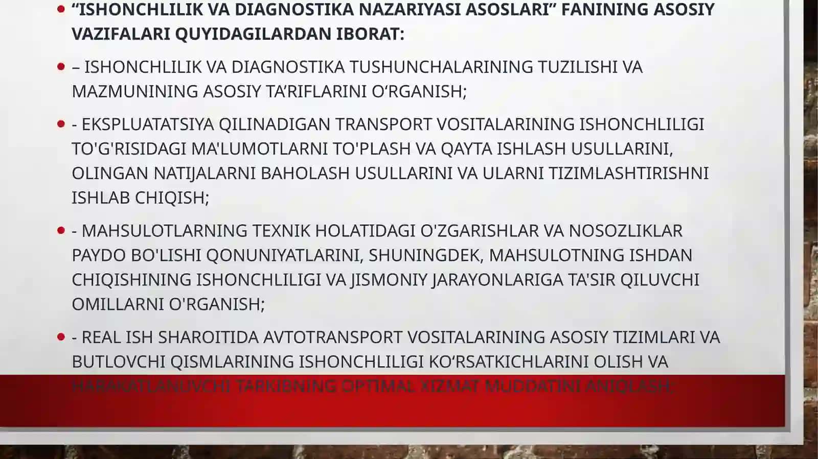 Ishonchlilikning asosiy me’zonlari va tavsiflari 3