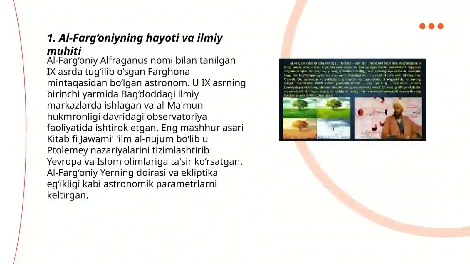 Al-Farg‘oniy va orbital mexanika asoslarining shakllanishi 3