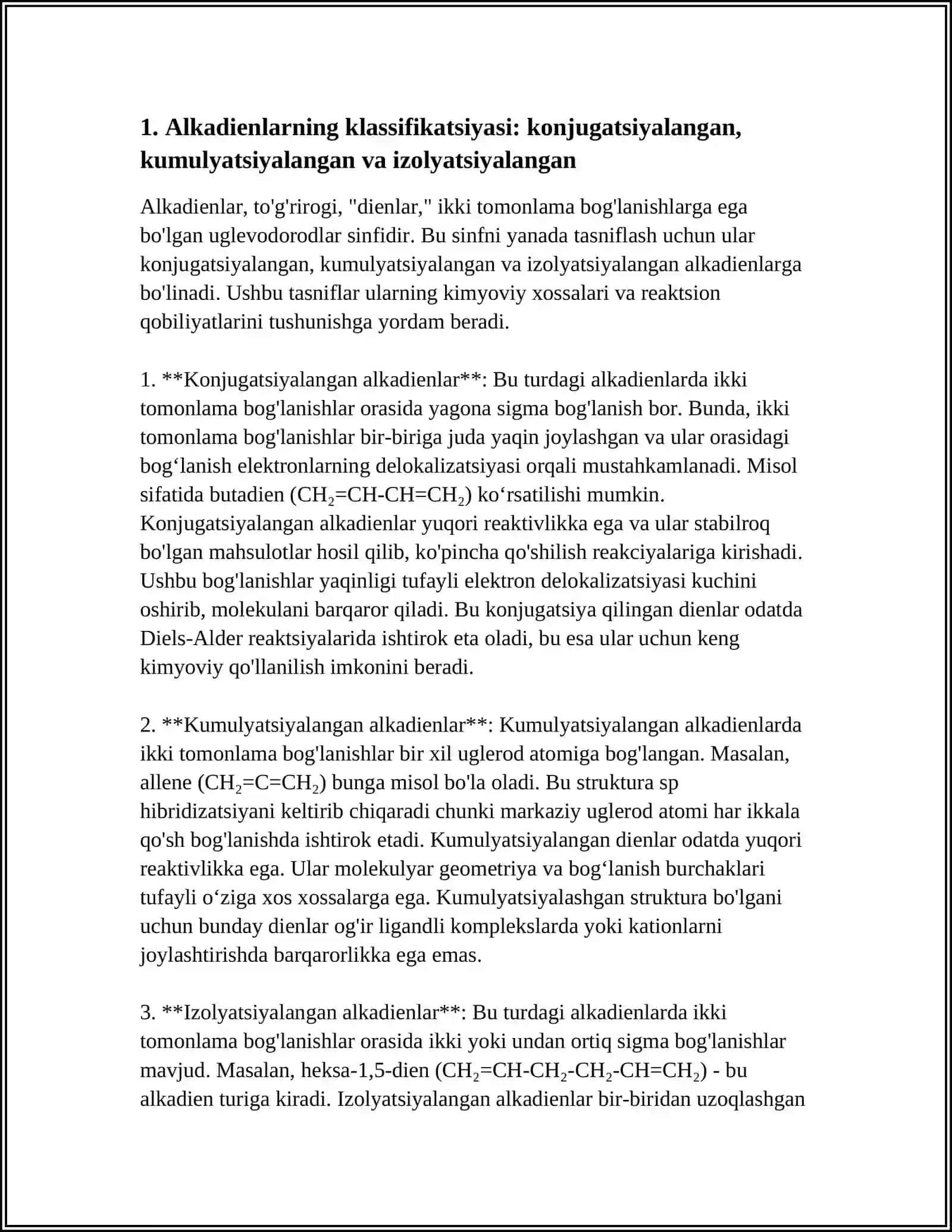 ALKADIENLAR TURKUMLANISHI VA XOSSALARI 3