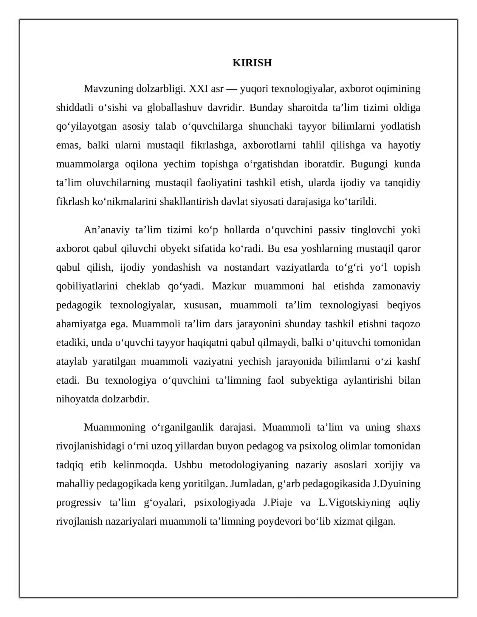 O‘quvchilarni mustaqil fikrlashga o‘rgatishda muammoli ta’limning ahamiyati 3