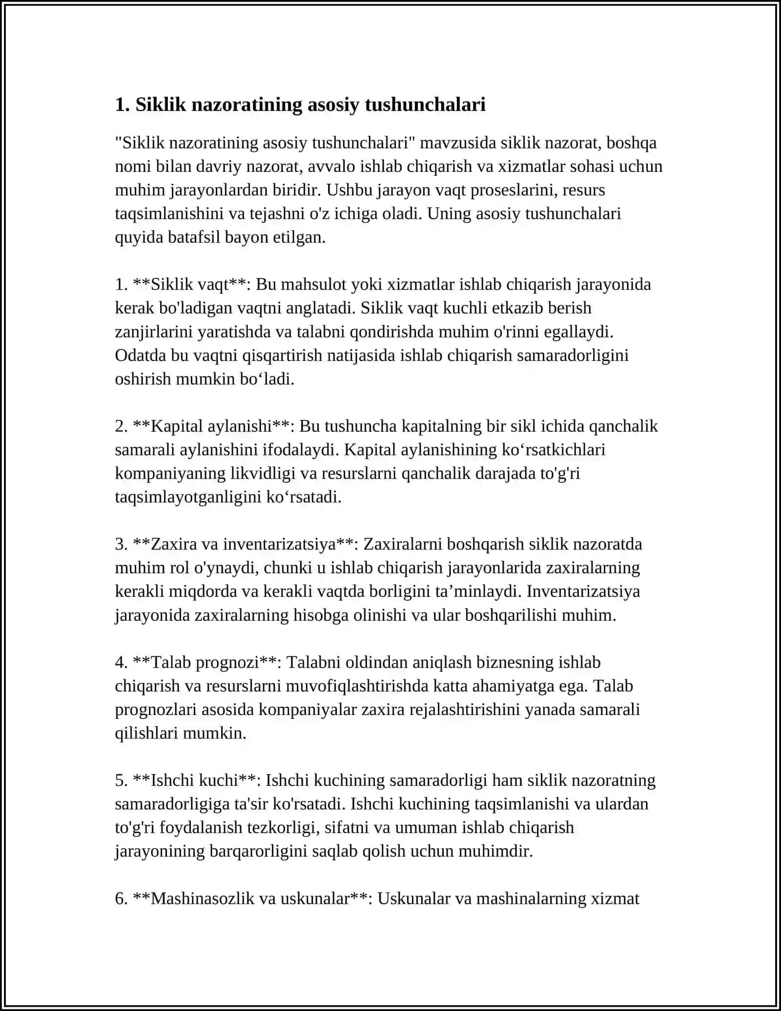 ASDC. SIKLIK NAZORATINI TASHKIL QILISH VA TS SIGNALINI QURISH TAMOYILLARI 3