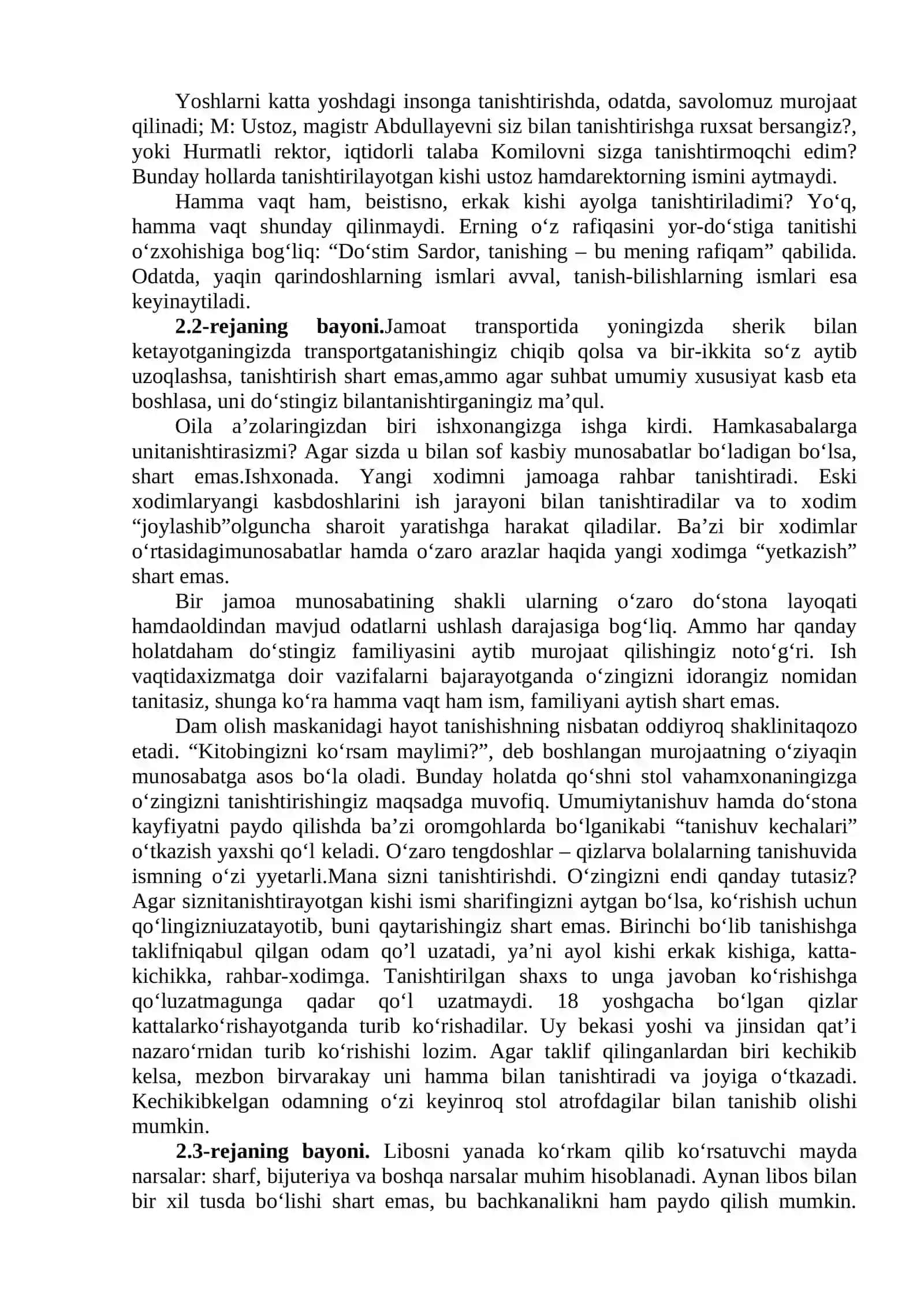 Muomala va kiyinish madaniyati 3