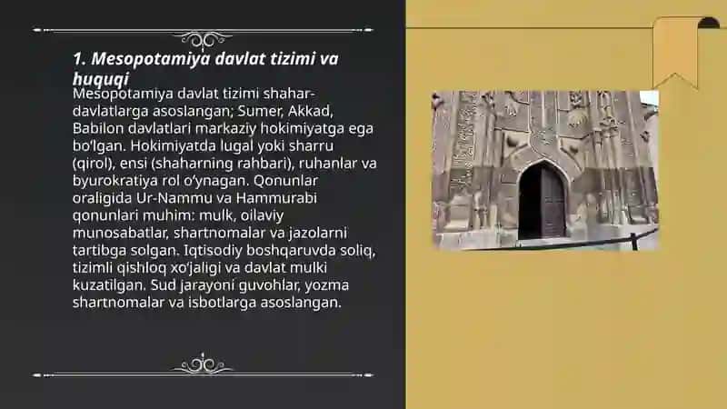 Mesopotamiya davlat tizimi va huquqi 3