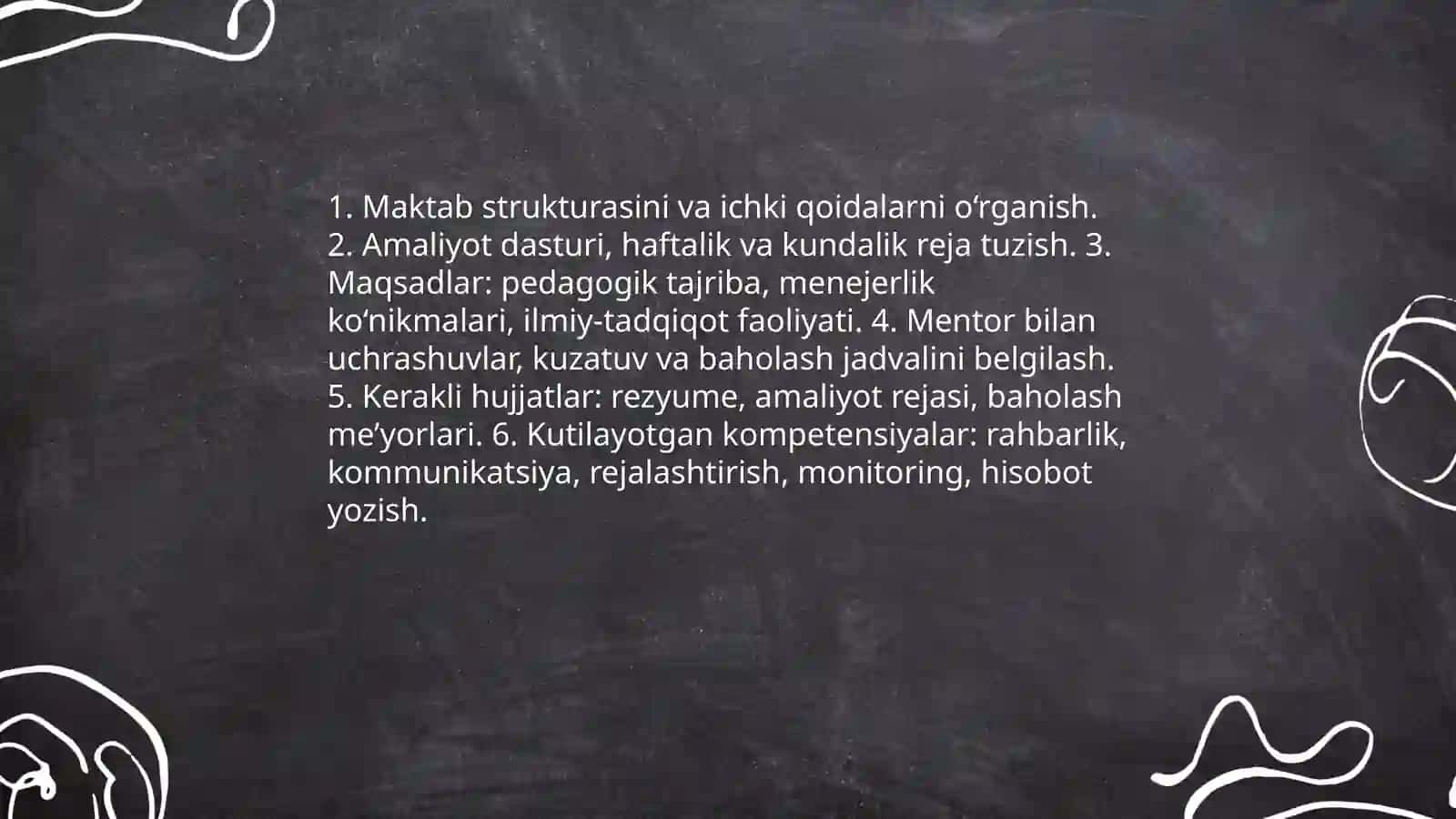 Maktabda amaliyotga tayyorgarlik 3