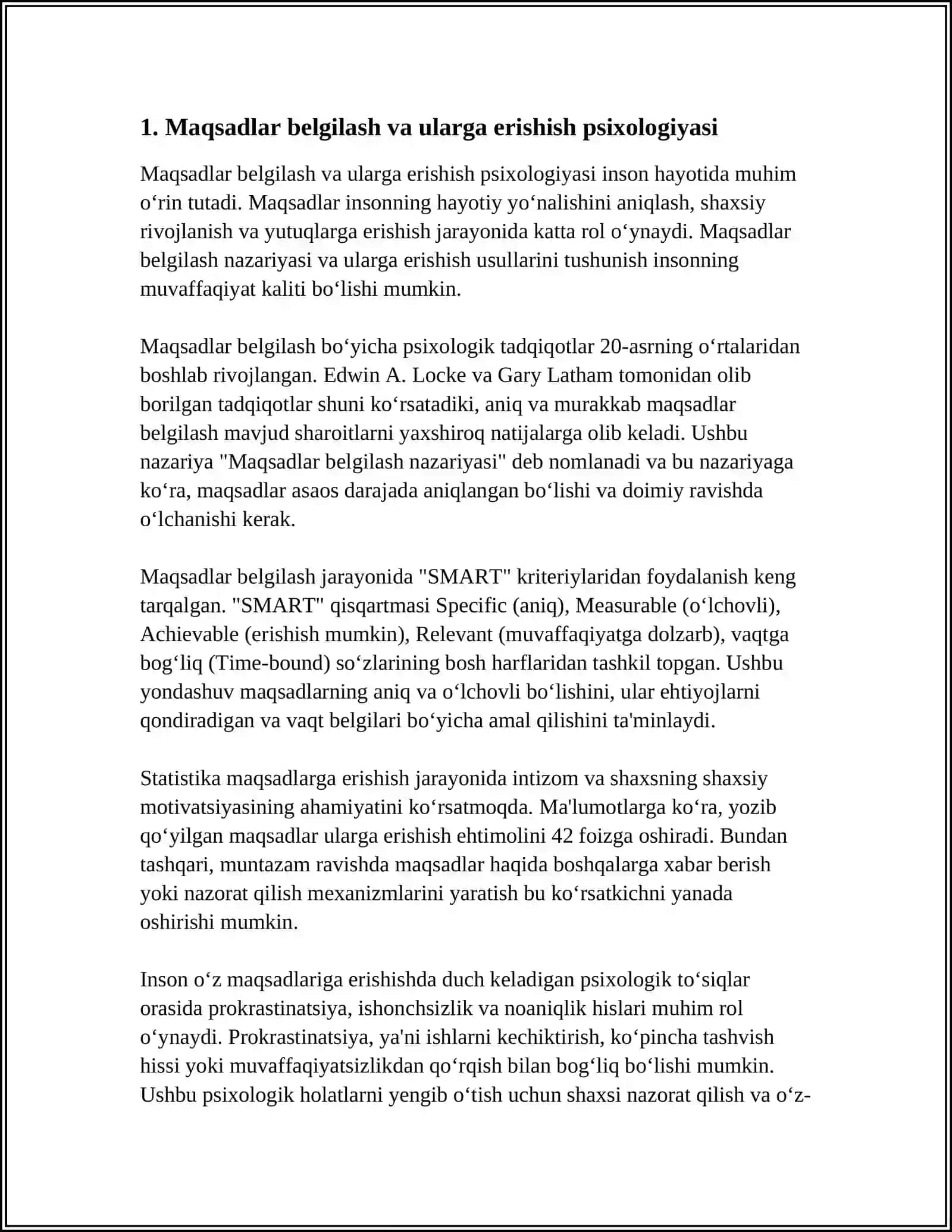 BIZNESDAGI MUVAFFAQIYAT PSIXOLOGIYASI 3