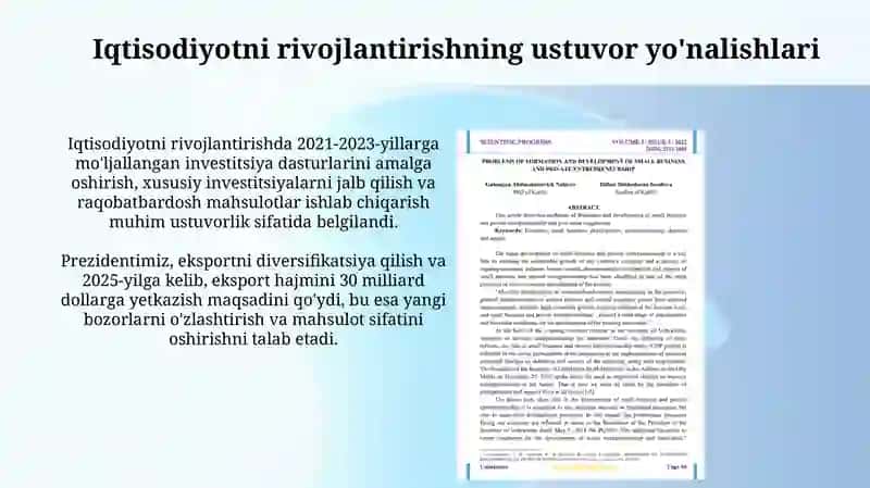 Oʻzb Res Pr Sh. M.ning 29.12.2020 dagi Oliy Majlisga Murojaatnomasidagi koʻrilgan ustuvor masalalar 3