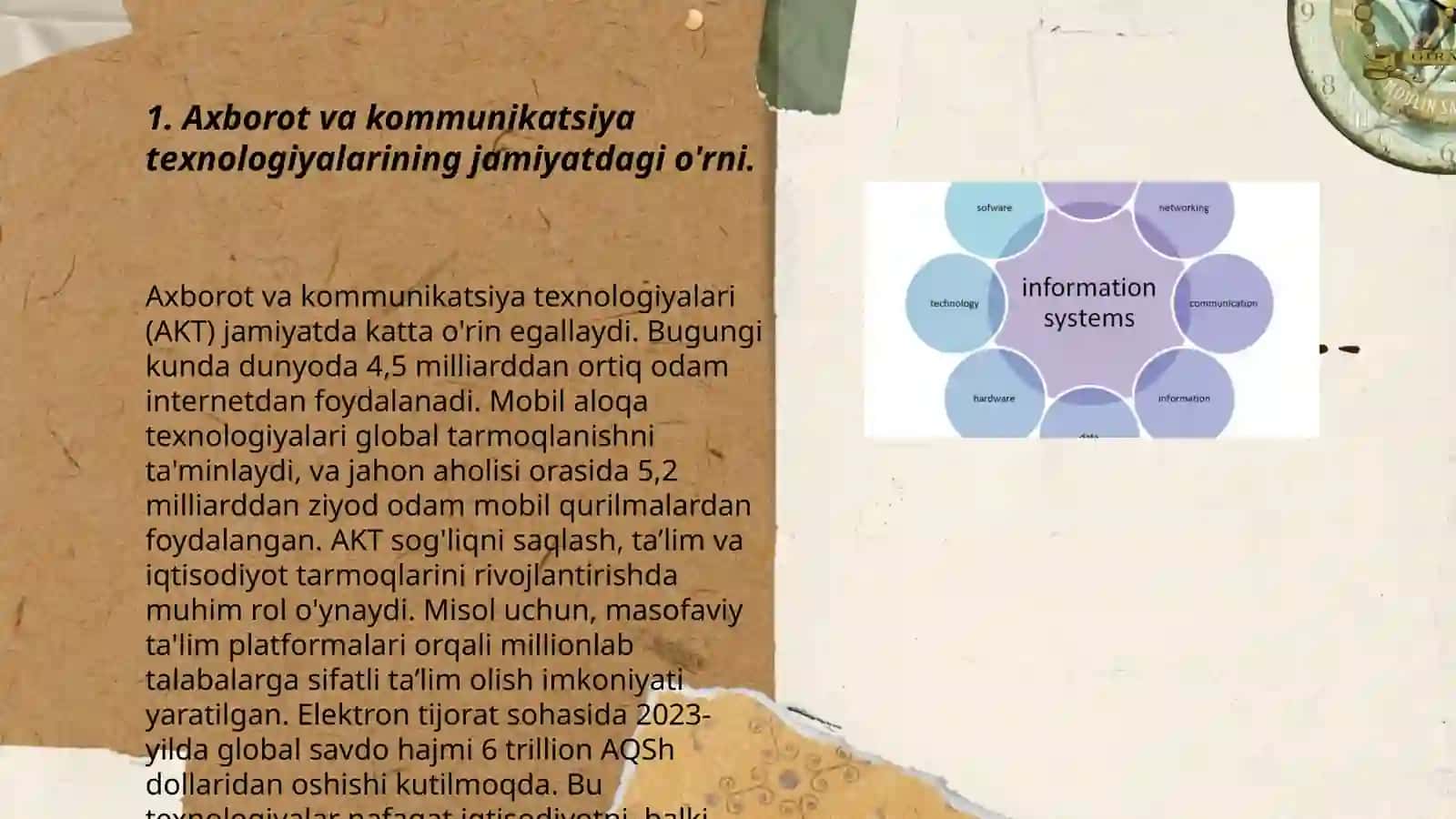 Axborot kommunikatsiya texnologiyalarining roli va ahamiyati 3