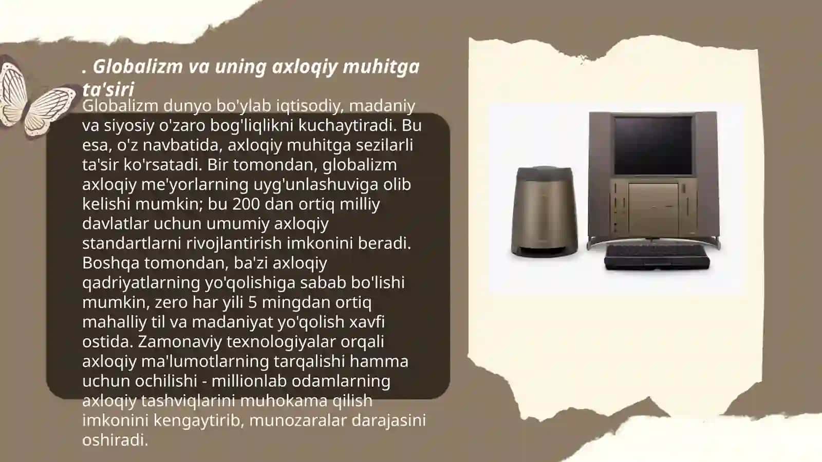 Globalizm va uning axloqiy muhitga ta'siri 3