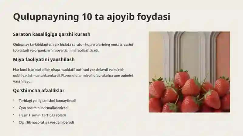 Meva Rezavor Kukunlari Bilan Vitaminlashgan Non-Bulka Mahsulotlari: Innovatsion Yondashuv 3