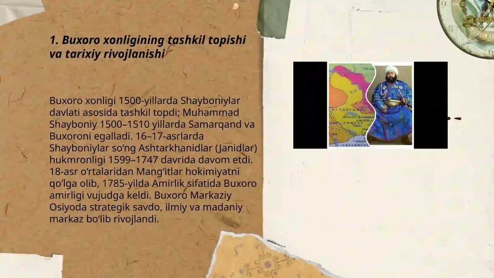 Buxoro xonligi va Buxoro amirligi haqida 3