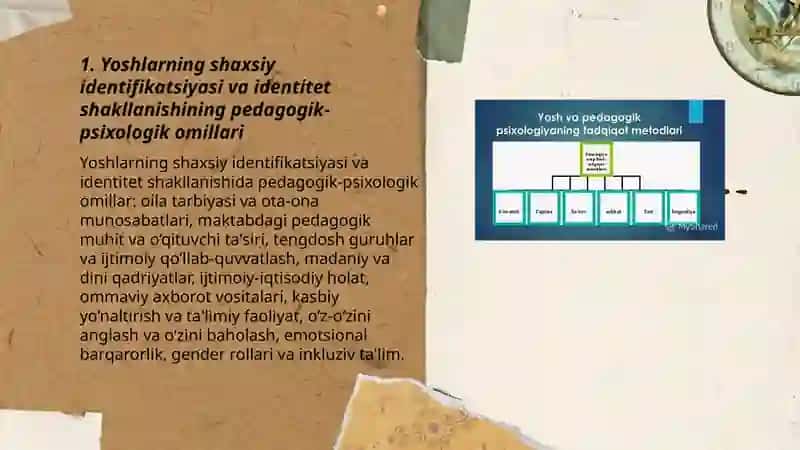 Yosh va pedagogik psixologiya fanining tadqiqot sohasi va muammolar 3
