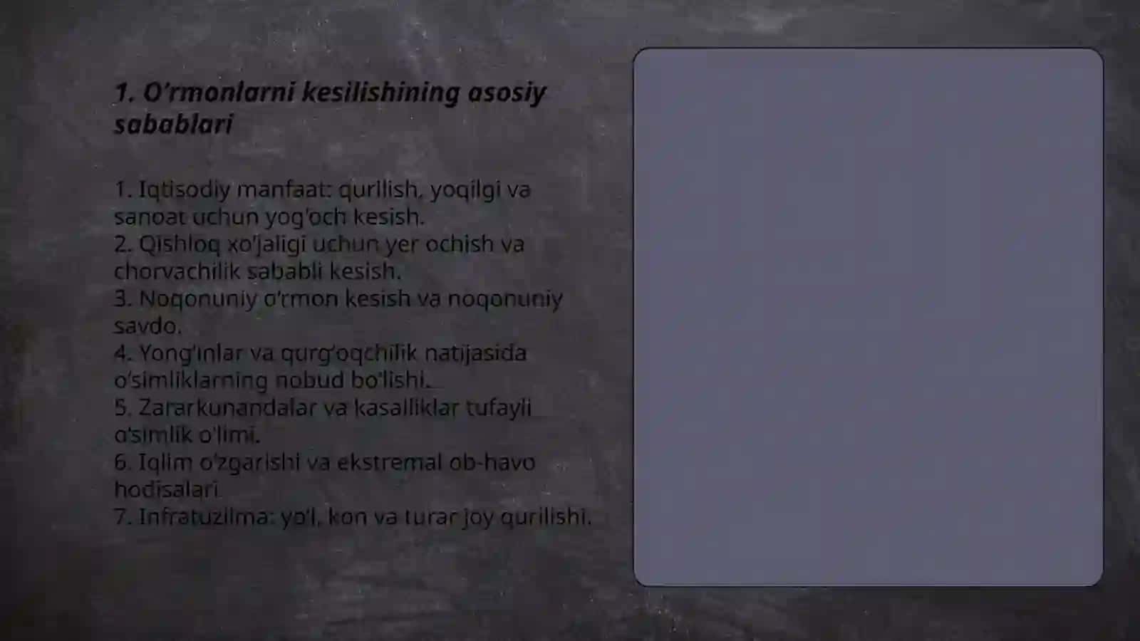 O'rmolarni kesilishi 3