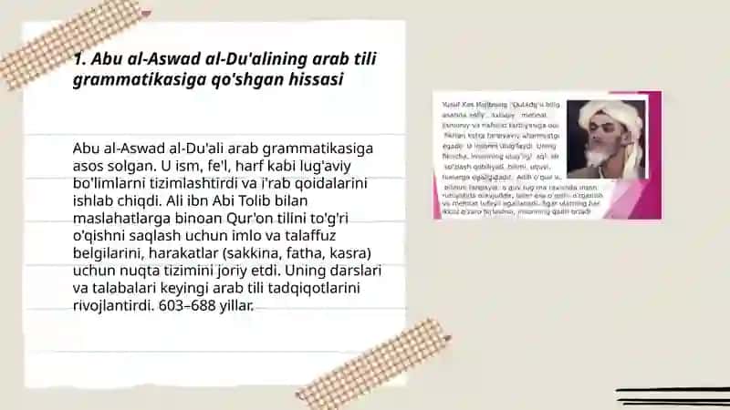 Tilshunoslikning rivojlanishida sharq allomalarining lingvistik qarashlari 3