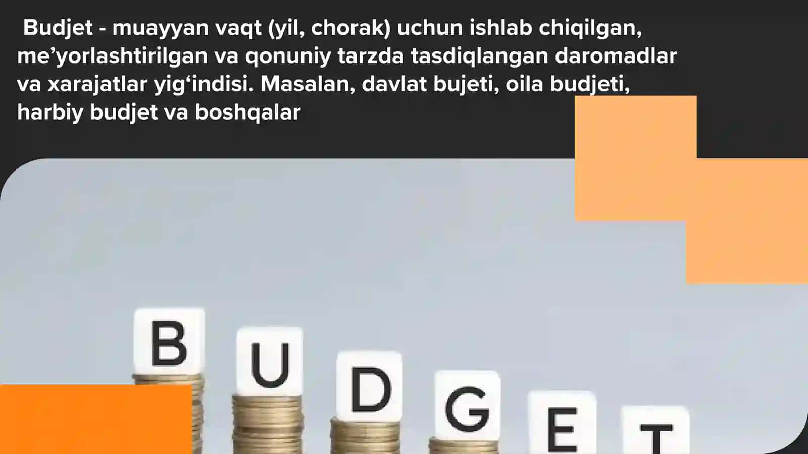 Budjetning cheklanganligi va budjetning tenglamasi 3